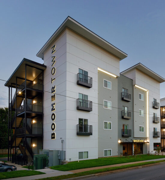 Boomertown Exterior at Dawn in Springfield, Missouri