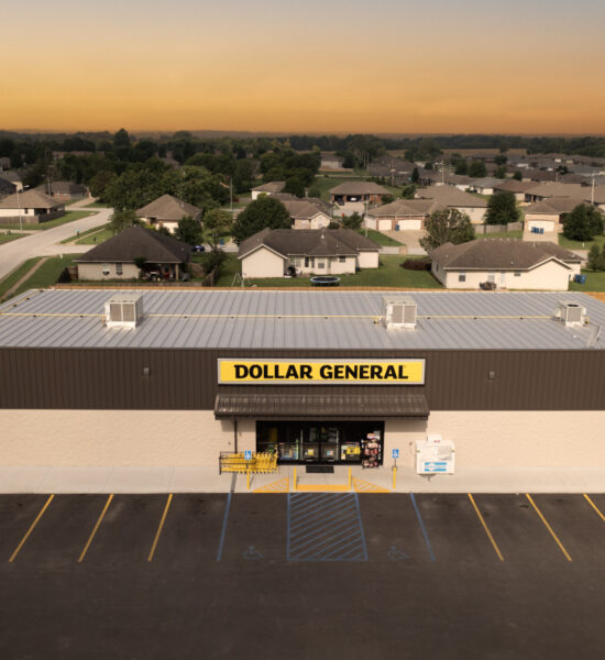 Dollar General Outside Aerial